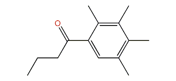 1-(2,3,4,5-Tetramethylphenyl)-butan-1-one