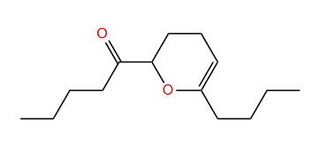 1-(6-Butyl-3,4-dihydro-2H-pyran-2-yl)pentan-1-one