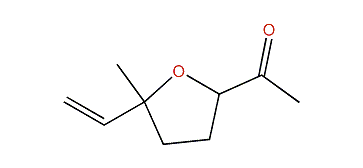 1-(Tetrahydro-5-methyl-5-vinylfuran-2-yl)-ethanone