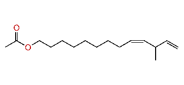 11-Methyl-(Z)-9,12-tridecadienyl acetate