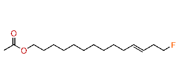 14-Fluoro-(E)-11-tetradecenyl acetate