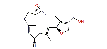 (R)-17-Hydroxyisosarcophytoxide