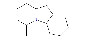 3-Butyl-5-methyloctahydroindolizine