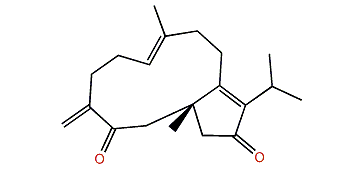 (1R*)-Dolabella-4(16),7,11(12)-triene-3,13-dione