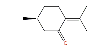 (1R)-5-Methyl-2-(propan-2-ylidene)-cyclohexanone