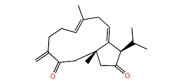(1R*,12R*)-Dolabella-4(16),7,10-triene-3,13-dione