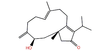 (1R*,3R*)-3-Hydroxydolabella-4(16),7,11(12)-triene-3,13-dione