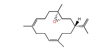 (1R,3S,4S,7E,11E)-3,4-Epoxycembra-7,11,15-triene