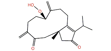 (1R*,7R*)-7-Hydroperoxydolabella-4(16),8(17),11(12)-triene-3,13-dione