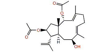 (1S,2R,3E,7E,11S,12R,13S)-2,13-Diacetoxydolabella-3,7,18-trien-9-one