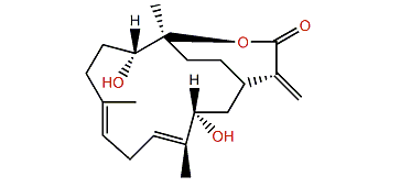 (1S,4S,5R,8E,11E,13R)-5,13-Dihydroxycembra-8,11,15-trien-16,4-olide
