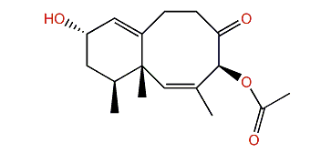 (1S,4S,8Z,10S,12S)-4-Acetoxy-10-hydroxy-2,8-neolemnadien-5-one