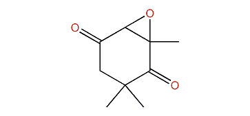 1,3,3-Trimethyl-7-oxa-bicyclo[4.1.0]heptane-2,5-dione
