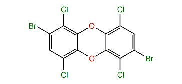 2,7-Dibromo-1,4,6,9-tetrachlorodibenzo-p-dioxin