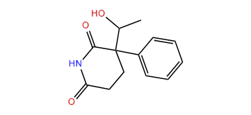 3-(1-Hydroxyethyl)-3-phenylpiperidine-2,6-dione