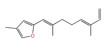 (E,E)-2-(2,6-Dimethyl-1,5,7-octatrienyl)-4-methylfuran