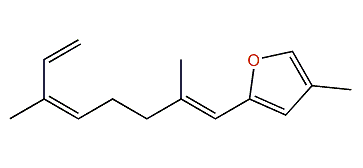 (E,Z)-2-(2,6-Dimethyl-1,5,7-octatrienyl)-4-methylfuran