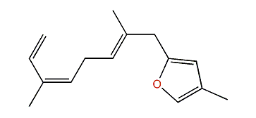 (E,Z)-2-(2,6-Dimethyl-2,5,7-octatrienyl)-4-methylfuran