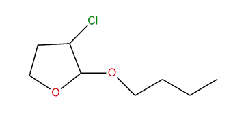 2-Butoxy-3-chloro-tetrahydrofuran