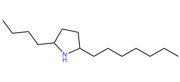 2-Butyl-5-heptyl-1-pyrrolidine