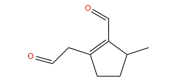 2-Formyl-3-methylcyclopenteneacetaldehyde