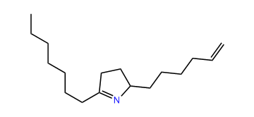 2-Heptyl-5-(5-hexenyl)-1-pyrroline