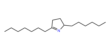 2-Hexyl-5-heptyl-5-pyrroline