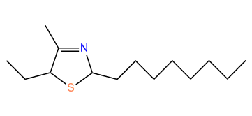 2-Octyl-5-ethyl-4-methyl-3-thiazoline