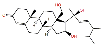 (20S,22E)-24-Methylcholesta-4,22-diene-16b,18,20-triol-3-one