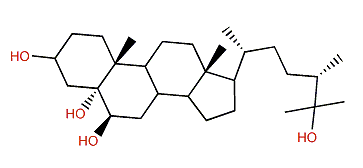(24S)-24-Methylcholestane-3b,5a,6b,25-tetrol