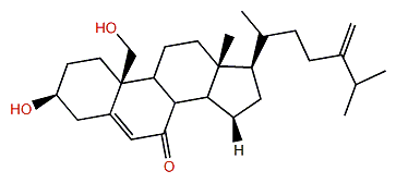 24-Methylcholesta-5,24(28)-dien-3b,19-diol-7-one