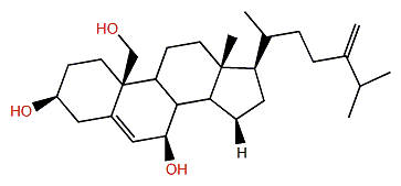 24-Methylcholesta-5,24(28)-dien-3b,7b,19-triol