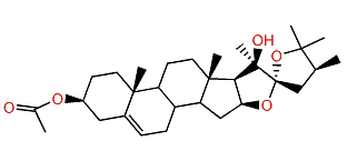 (22S,24S)-24-Methyl-22,25-epoxyfurost-5-ene-3b,20b-diol-3b-acetate