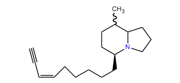 (5S)-8-Methyl-5-((Z)-non-6-en-8-ynyl)-octahydroindolizine