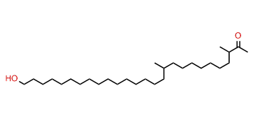 27-Hydroxy-3,11-dimethylheptacosan-2-one