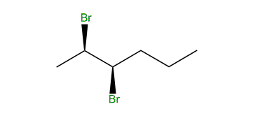 (2R,3R)-2,3-Dibromohexane