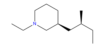 (2R,3S)-N-Ethyl-3-(2-methylbutyl)-piperidine
