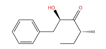 (2R,4R)-2-Hydroxy-4-methyl-1-phenylhexan-3-one