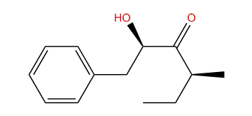 (2R,4S)-2-Hydroxy-4-methyl-1-phenylhexan-3-one