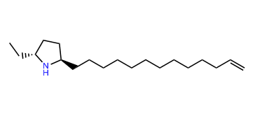 (2R,5R)-2-Ethyl-5-(tridec-12-enyl)-pyrrolidine