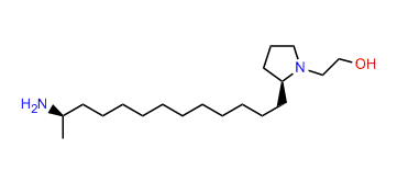 (2S,12R)-1-(2-Hydroxyethyl)-2-(12-aminotridecyl)-pyrrolidine