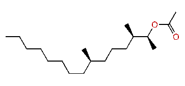 (2S,3R,7R)-3,7-Dimethylpentadecan-2-yl acetate