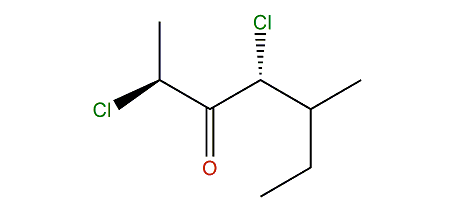 (S,R)-2,4-Dichloro-5-methylheptan-3-one