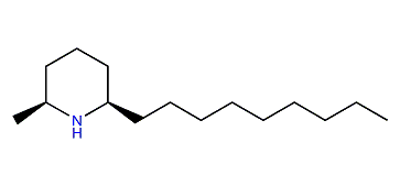 (2S,6R)-2-Methyl-6-nonylpiperidine