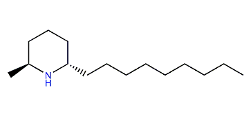 (2S,6S)-2-Methyl-6-nonylpiperidine