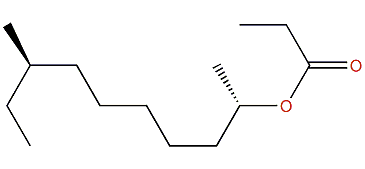 (2S,8R)-8-Methyldecan-2-yl propionate