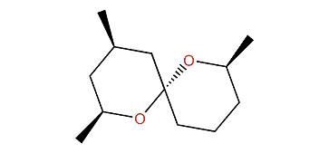 (2S,4R,6R,8S)-2,4,8-Trimethyl-1,7-dioxaspiro-[5.5]undecane