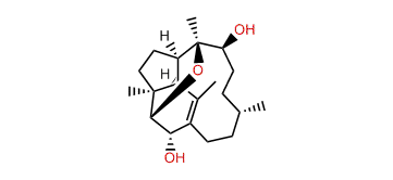 2alpha,9beta-Dihydroxy-3beta,8beta-oxido-1(15)-trinervitene