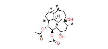2beta,3alpha-Diacetoxy-11beta,14alpha-dihydroxy-1(15),8(19)-trinervitadiene