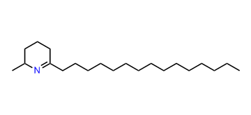 2-Methyl-6-pentadecyl-6-piperidene